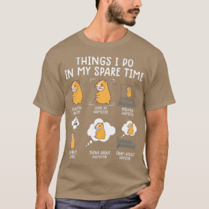 T-shirt hamster drôle s pour femmes hammy mignon amoureux