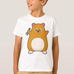 T-shirt Hamster en mécanique avec clé