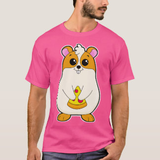 T-shirt Hamster en train de manger de la pizza