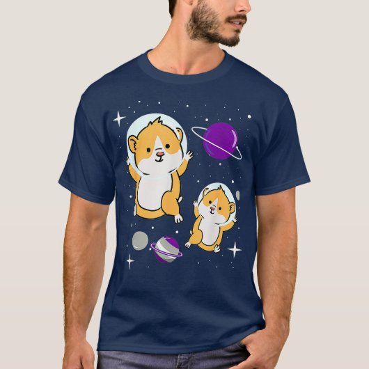 T-shirt Hamster Grayexé Dans L'Espace Grayexie Fierté (Devant)
