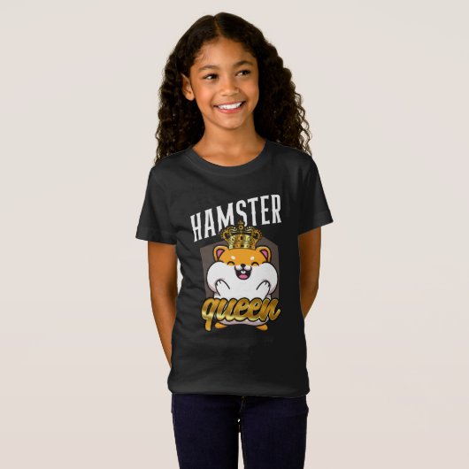 T-Shirt Hamster Hamster Queen (Devant entier)