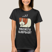 T-shirt Hamster Hamsters Nap Dormir Pyjama Pyjama (Devant)