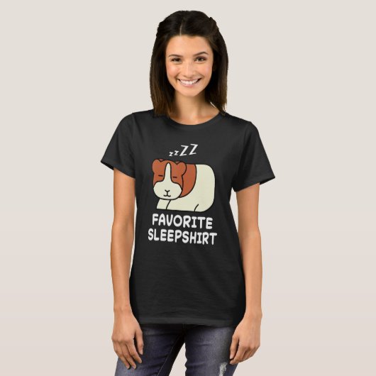 T-shirt Hamster Hamsters Nap Dormir Pyjama Pyjama (Devant entier)