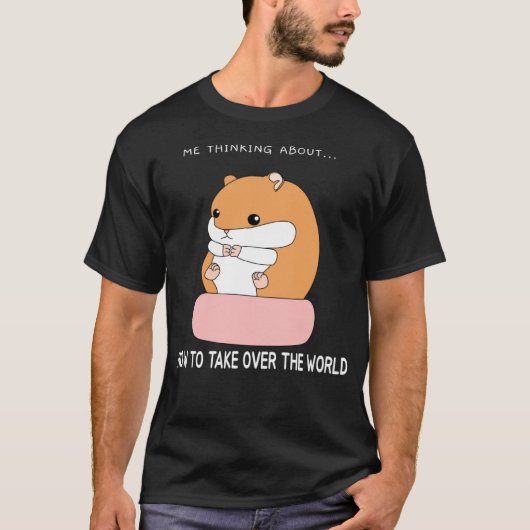 T-shirt Hamster How to Take Over the World (Devant)