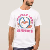 T-shirt Hamster I Wheely Love Hammies Wheel (Devant)