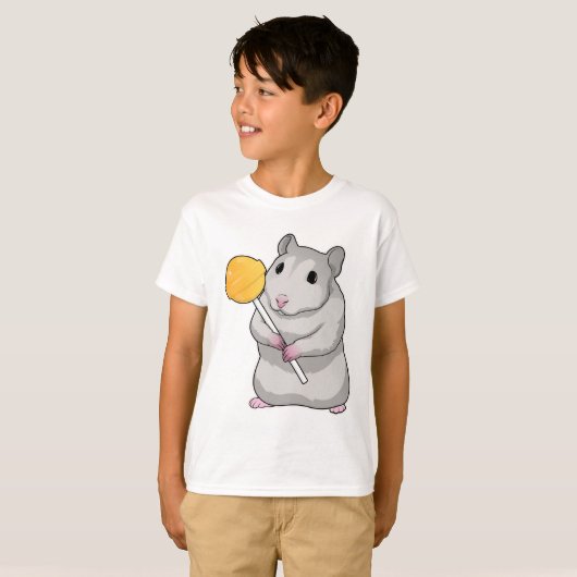 T-shirt Hamster Lollipop (Devant entier)
