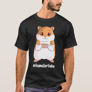 T-shirt Hamster Love Hamster Gold Hamster Girls Femmes Chi