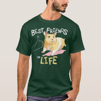 T-shirt Hamster Lover Meilleur Ami Pour La Vie