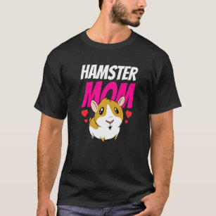 T-shirt Hamster Maman Mignonne Animaux Animaux Propriétair