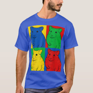 T-shirt Hamster Pop Art - Retro Rodent Tee