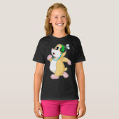 T-shirt Hamster Runner Running Sports (Devant entier)