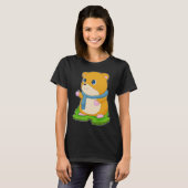 T-shirt Hamster Scarf (Devant entier)