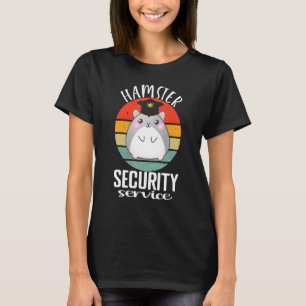 T-shirt Hamster Service de Sécurité Cute Hamster Lover Fun