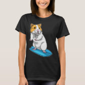 T-shirt Hamster Surfer Surfer (Devant)