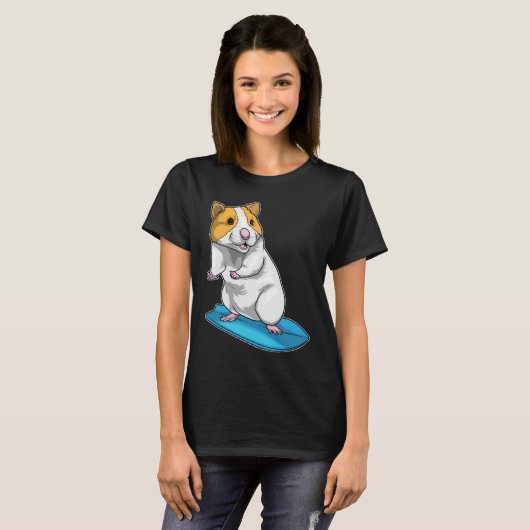 T-shirt Hamster Surfer Surfer (Devant entier)