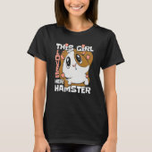 T-shirt Hamster Syrien Hamster Dwarf Hamster Gril (Devant)