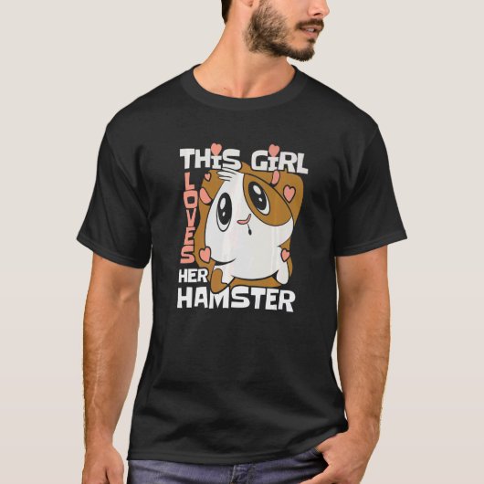 T-shirt Hamster Syrien Hamster Dwarf Hamster Gril (Devant)
