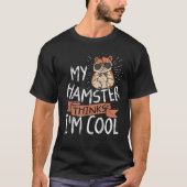 T-shirt Hamster T Dwarf Guinea Pig Pet Rodent (Devant)