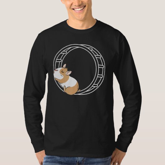 T-shirt Hamster Wheel Hammy Propriétaire Fluffy Rodent Ani (Devant)