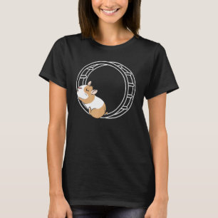 T-shirt Hamster Wheel Hammy Propriétaire Fluffy Rodent Ani