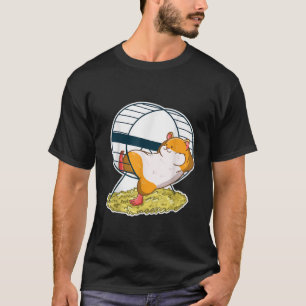 T-shirt Hamster Wheel Nap Funny Animal Hammy Propriétaire