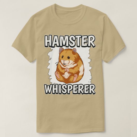 T-shirt Hamster whisperer (Design devant)
