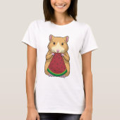 T-shirt Hamster with Watermelon (Devant)