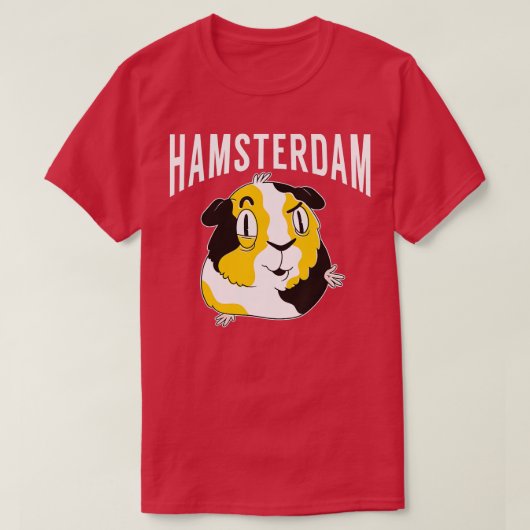 T-shirt Hamsterdam Cute Hamster Lover (Design devant)