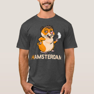 T-shirt Hamsterdam Hamster Amsterdam Joint Weed Stoner