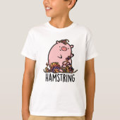 T-shirt Hamstring Funny Pig Pun (Devant)