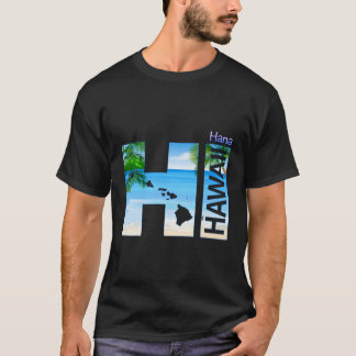 T-shirt Hana Hi Hawaii Aloha Vacances d'État
