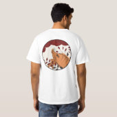 T-shirt Hanafuda "Hagi-ni-inoshishi" (Dos entier)