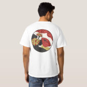 T-shirt Hanafuda "Kiku-ni-sakazuki" (Dos entier)