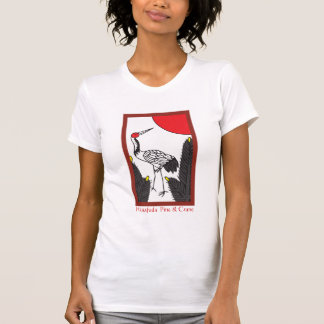 T-shirt Hanafuda - pin et grue