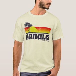 T-shirt Hanalei vintage Kauai Hawaï