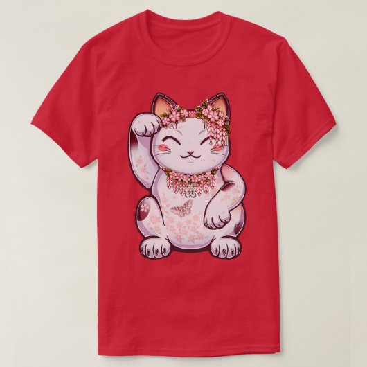 T-shirt Hanami Maneki Neko Shun (Design devant)