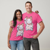 T-shirt Hanami Maneki Neko Shun (Unisexe)