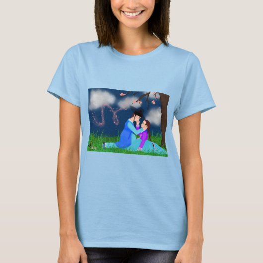 T-shirt Hanbok couple ♥ (Devant)