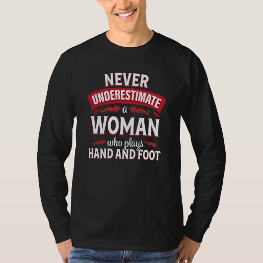 T-shirt Hand and Foot Card Game Woman Player (Devant)