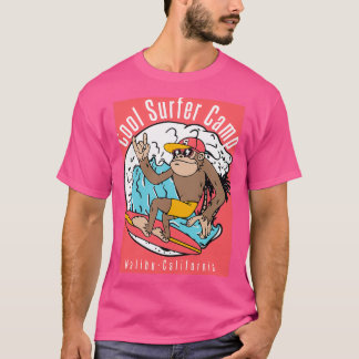 T-shirt Hand drawn cool monkey