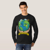 T-shirt Hand Earth Global Warming Climate Change Awareness (Devant entier)