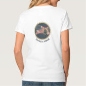 T-shirt Hand on Heart Patriot Flag Tee (Dos)
