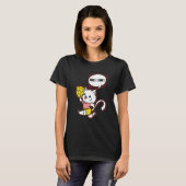 T-shirt Handball Cat Here I Come Handball Player Goalkeepe (Devant entier)