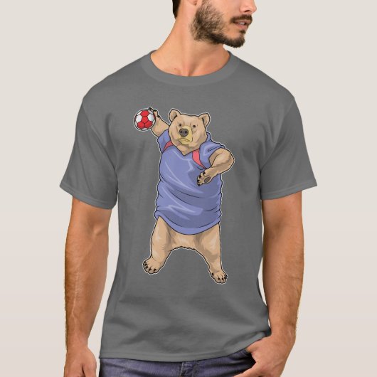 T-shirt Handball de l'ours (Devant)