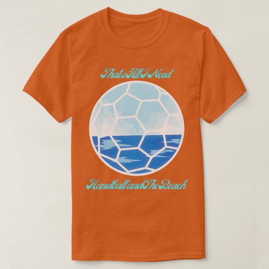 T-shirt Handball de plage 13 (Design devant)
