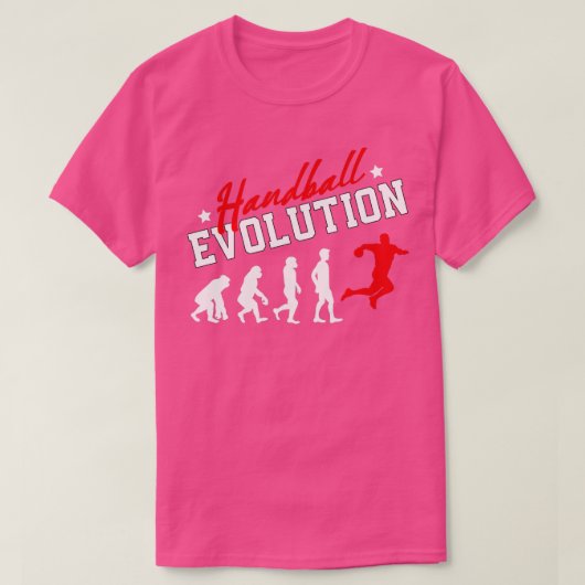 T-shirt Handball Evolution Player Circle Runroom Back room (Design devant)