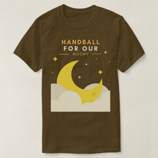 T-shirt Handball For Our Moony (Design devant)