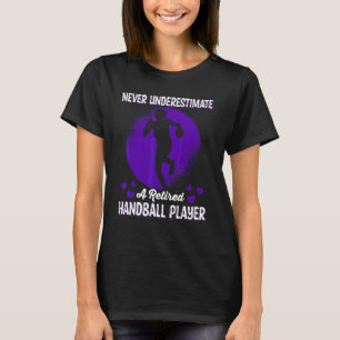 T-shirt Handball Graphique pour filles femme joueuse de ha