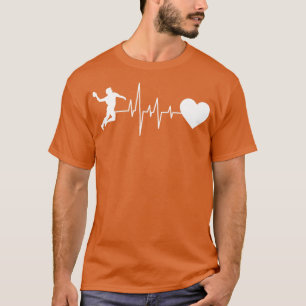 T-shirt Handball Handball Player Heartbeat 1