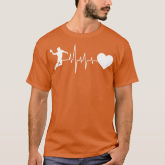 T-shirt Handball Handball Player Heartbeat 1